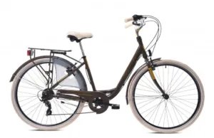 Bicicleta dama 28 Capriolo Diana-S aluminiu maro 18