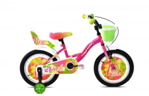 Bicicleta copii 16 Capriolo Viola pink verde