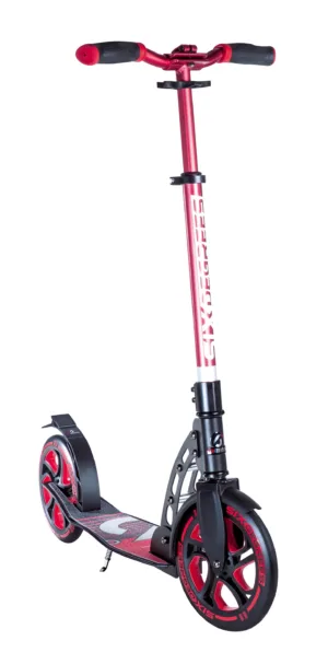 Scooter Six Degrees aluminiu RS red/black 230mm 215mm