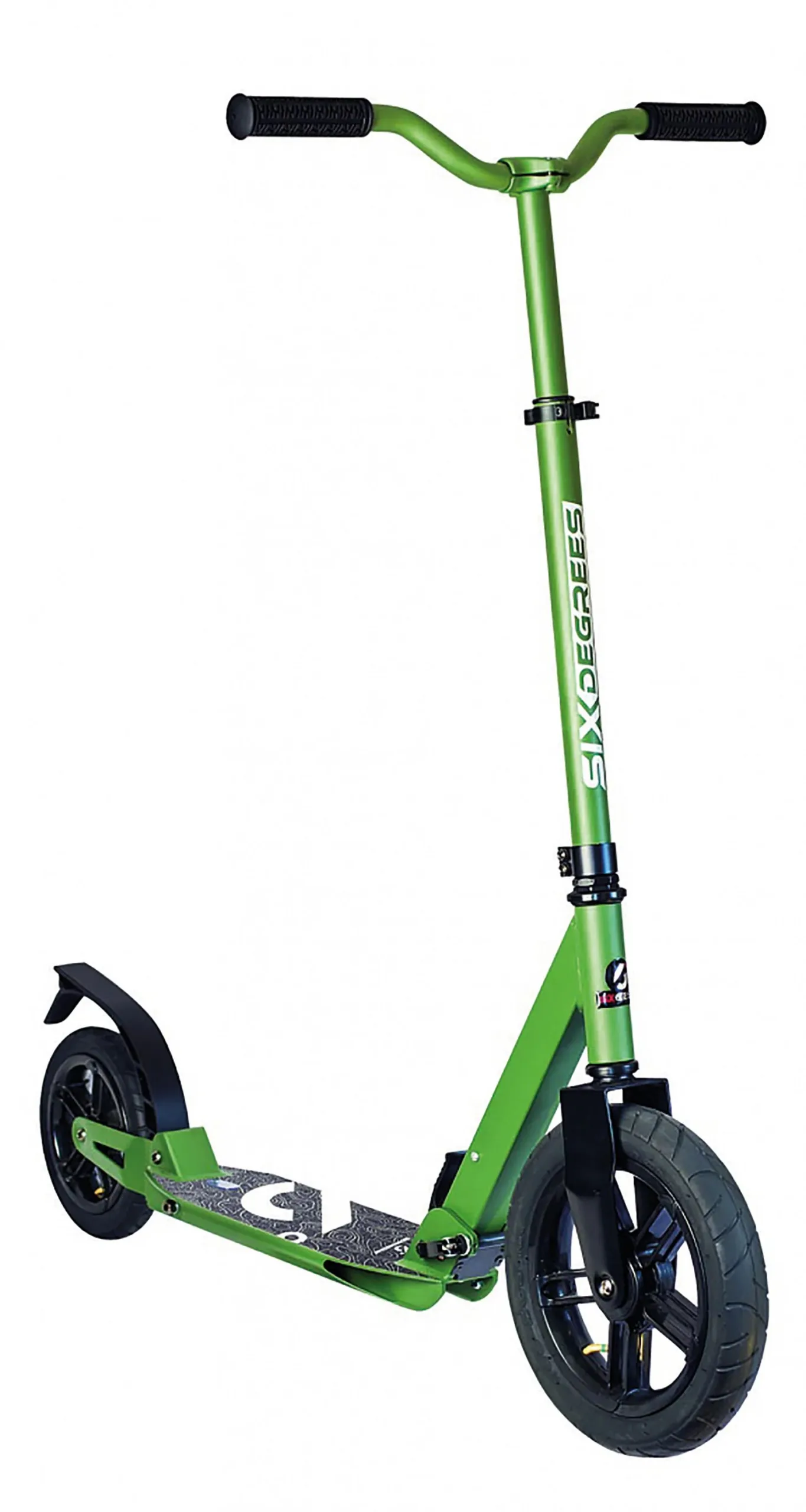 Scooter Six Degrees aluminiu AIR olive/black 300mm 205mm