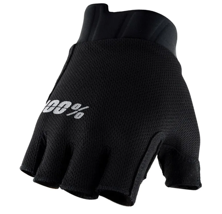 Manusi 100Percent Exceeda gel short finger L solid black