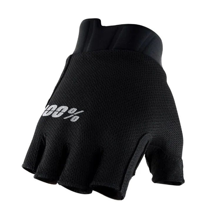 Manusi 100Percent Exceeda Woman gel short finger M solid black