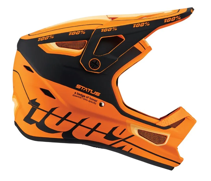Casca 100Percent Status topenga orange/black S