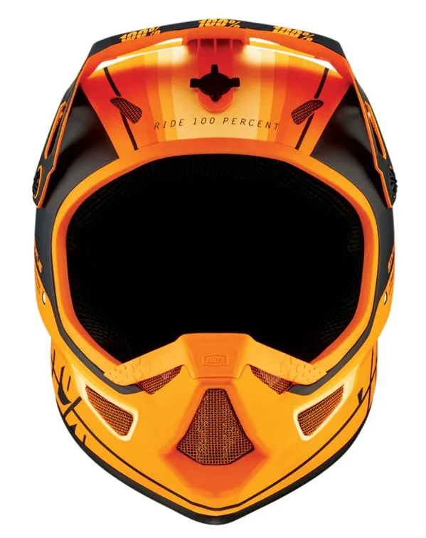 Casca 100Percent Status topenga orange/black XL - imagine 2