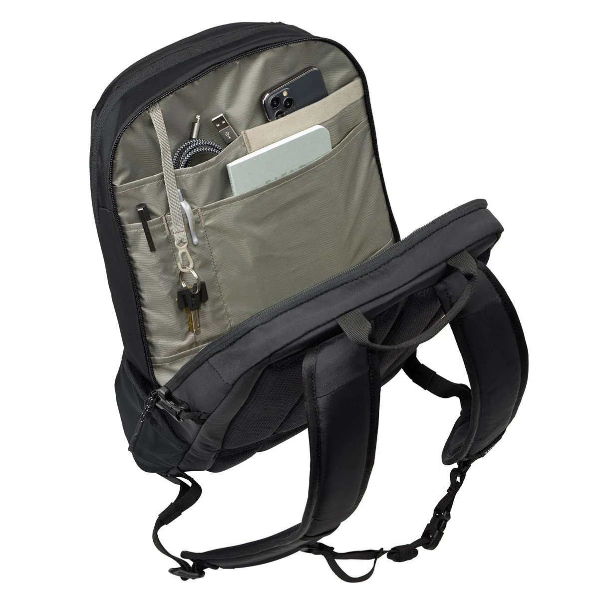 Rucsac Thule Enroute laptop backpack 23 L black - imagine 4