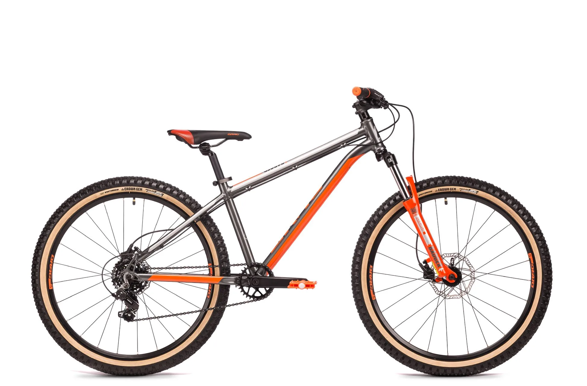Bicicleta Drag Badger Fun 26 gri portocaliu