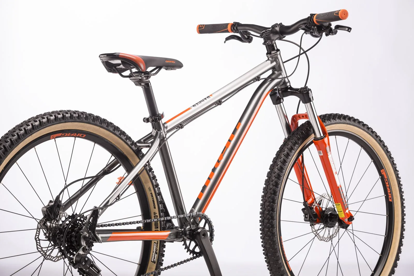 Bicicleta Drag Badger Fun 26 gri portocaliu - imagine 5