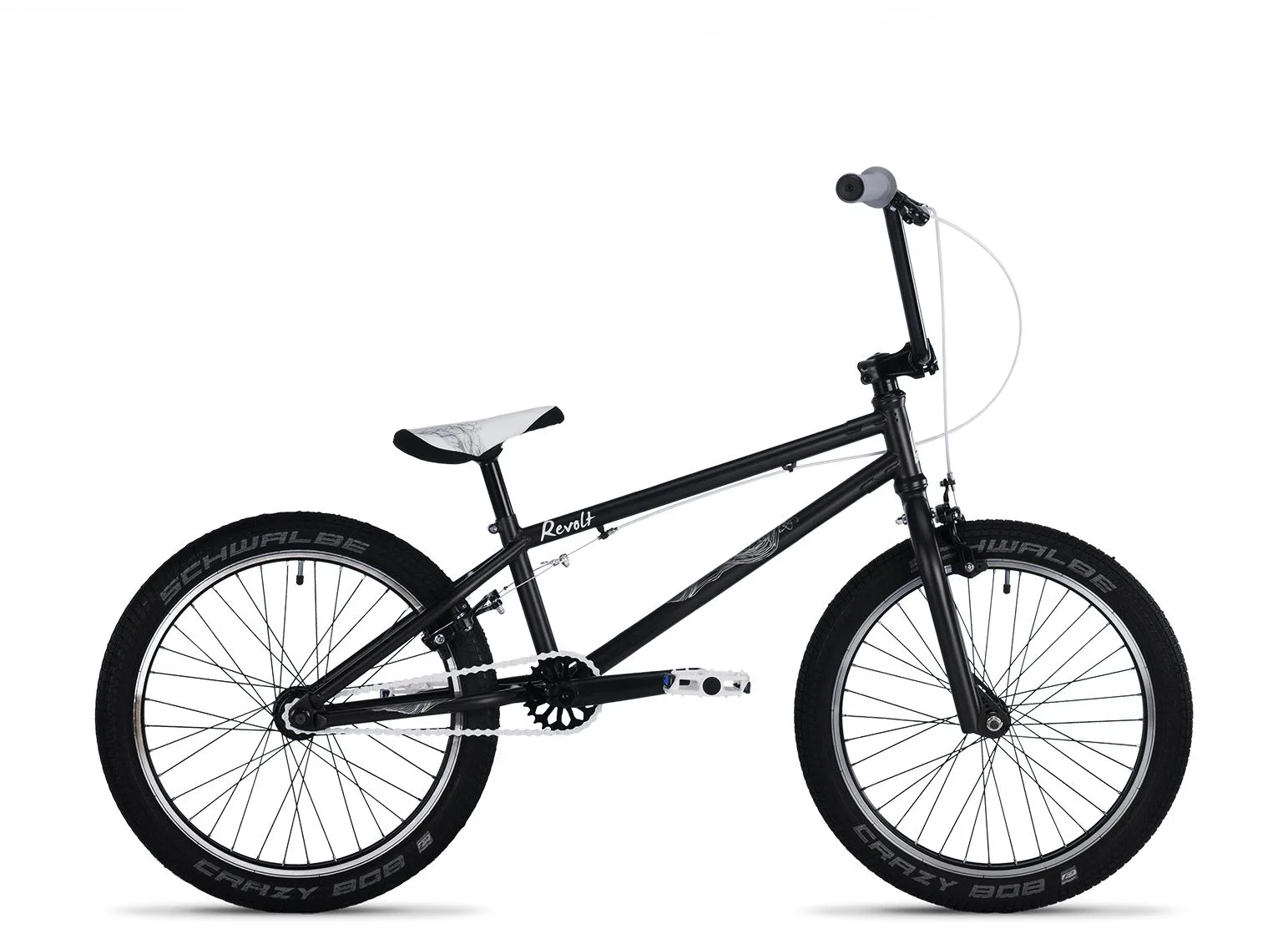 Bicicleta BMX Drag Revolt SS 20 negru alb