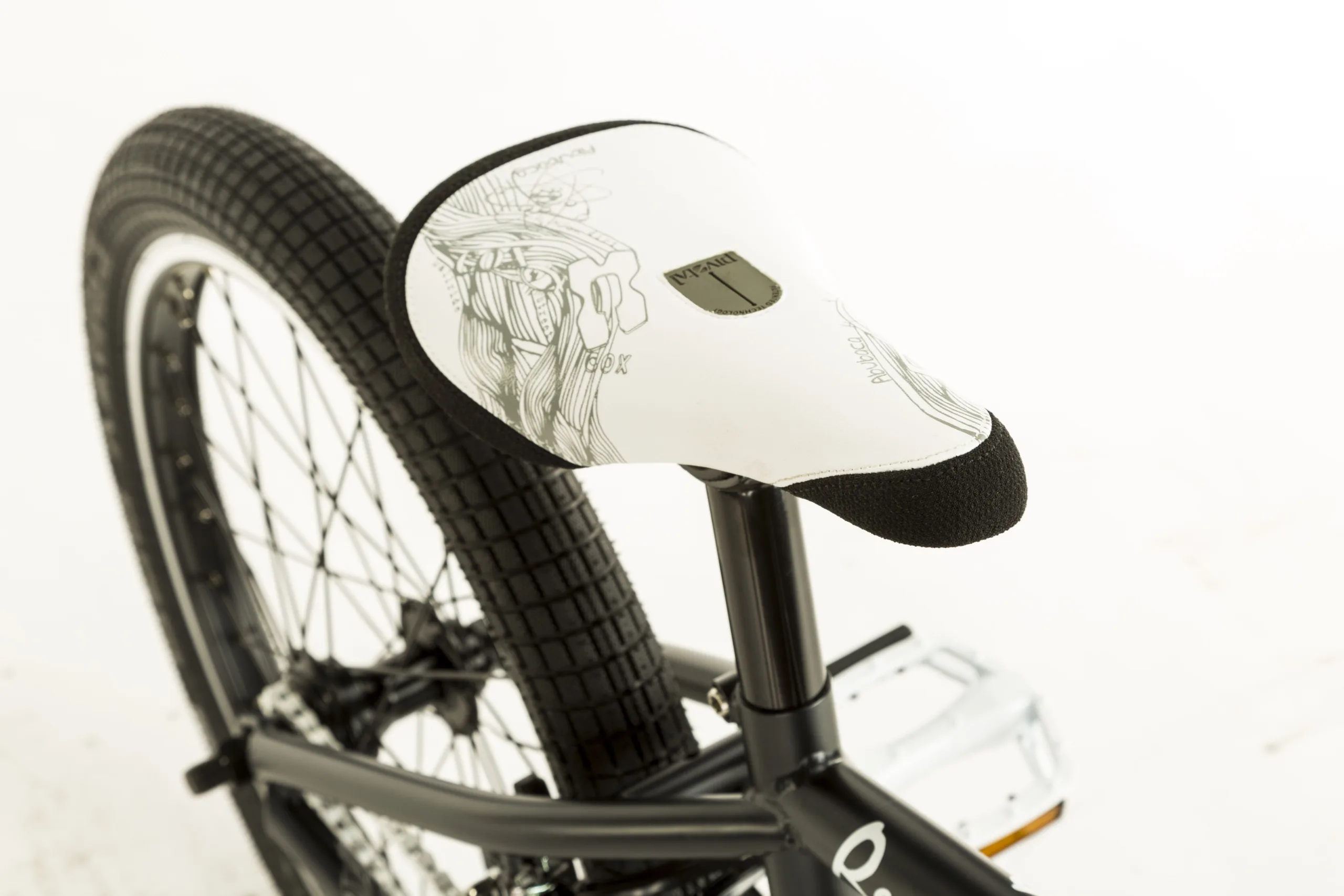 Bicicleta BMX Drag Revolt SS 20 negru alb - imagine 7