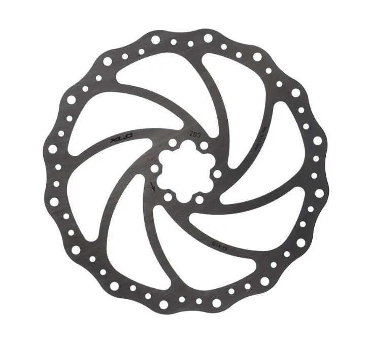 Rotor pt. frana XLC BR-X 136 disc 203 mm silver
