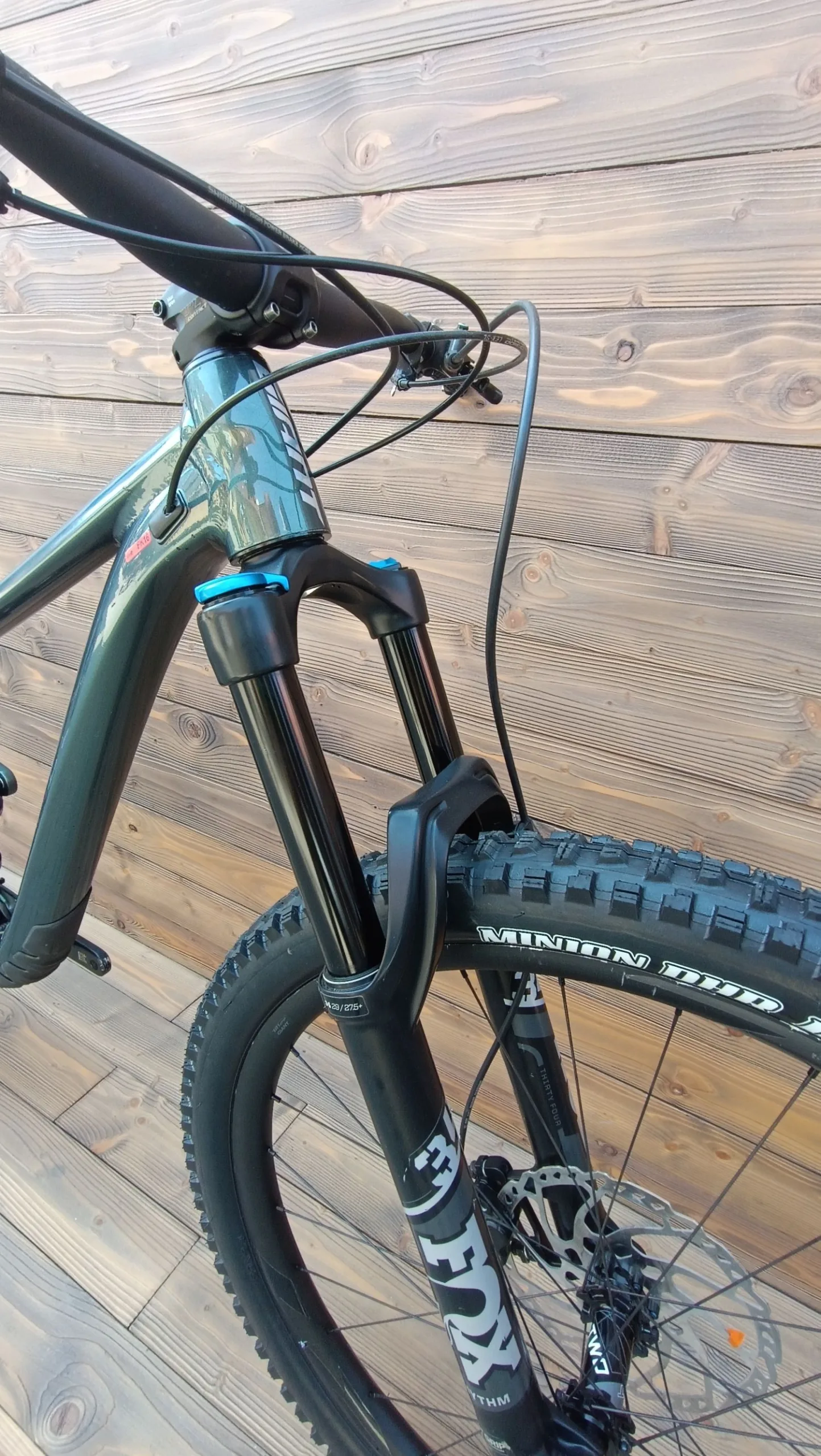 Bicicleta Second Hand Giant Trance X verde negru Fox - marime M - imagine 5