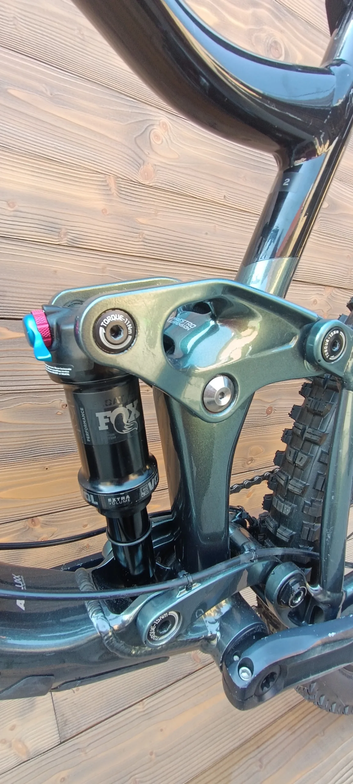Bicicleta Second Hand Giant Trance X verde negru Fox - marime M - imagine 8