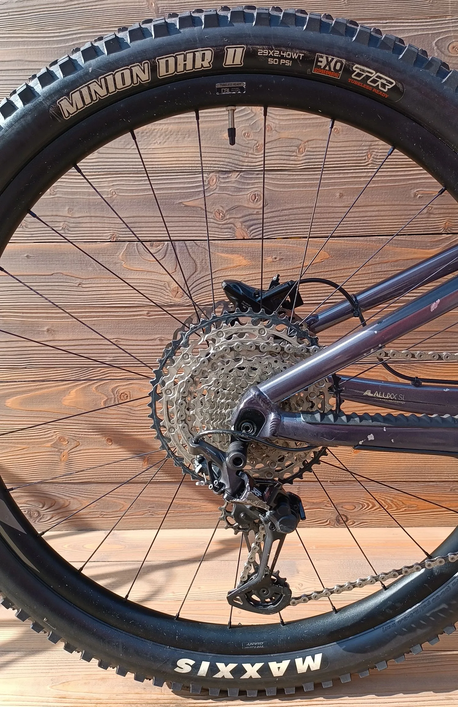 Bicicleta Second Hand Giant Reign gri negru Fox - marime M - imagine 10