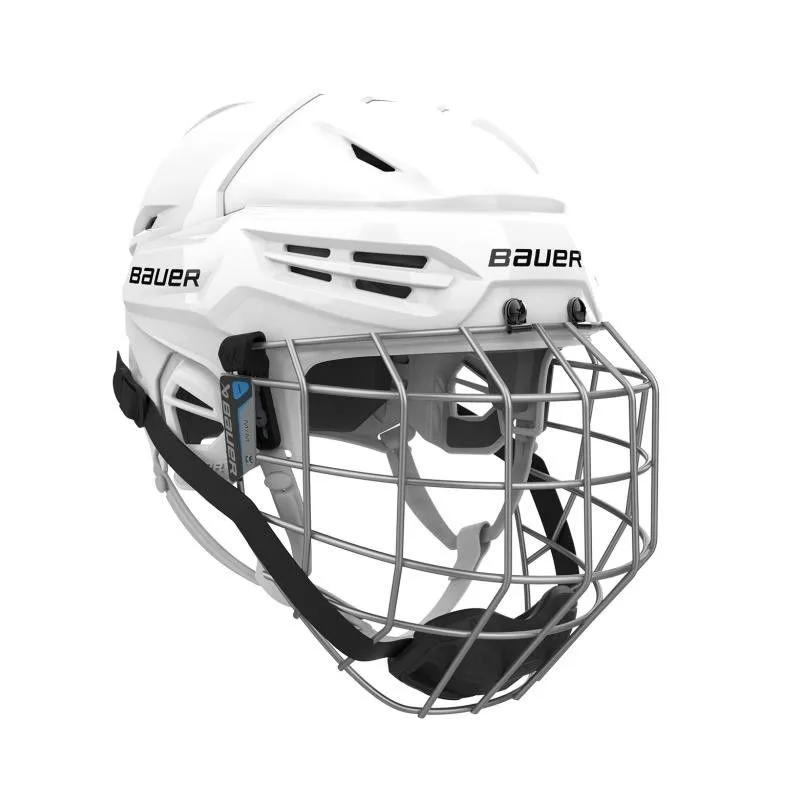Casca Combo BAUER Reakt 55 alb M