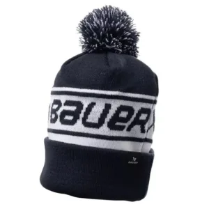 Caciula BAUER Ribbed Pom Pom Sr albastru
