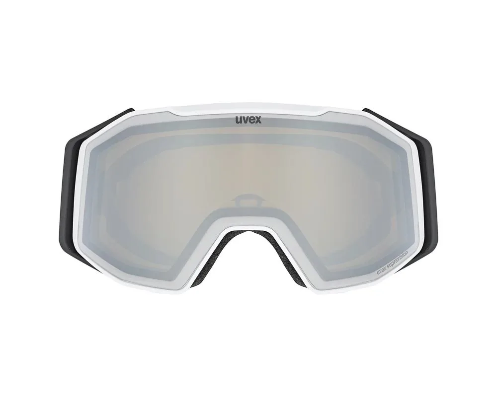 Ochelari schi UVEX Gravity FM white mat/silver-green - imagine 2