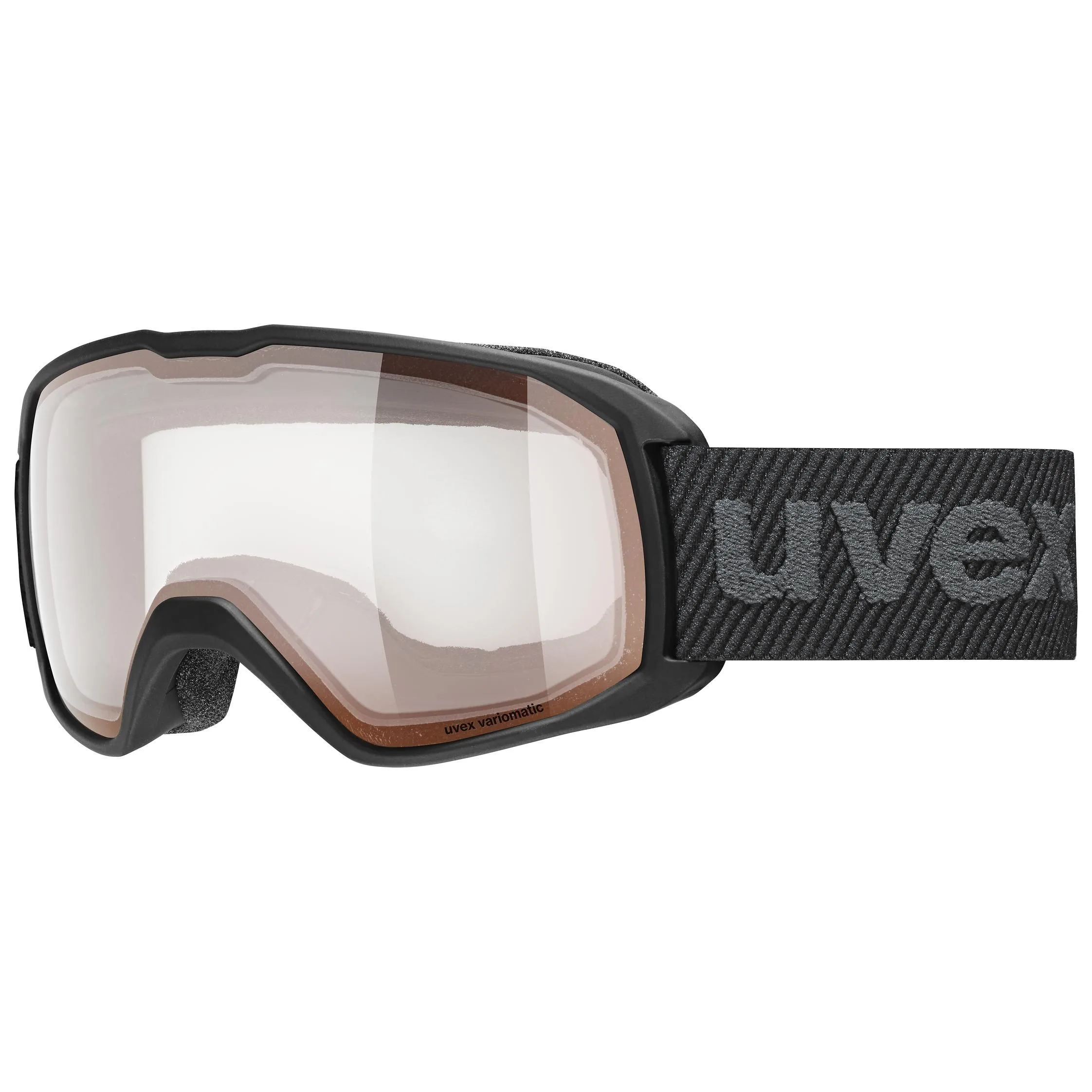 Ochelari schi Uvex Xcitd Variomatic black mat/rainbow-clear S0-S4