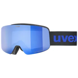 Ochelari schi Uvex Pwdr FM black matt dl/blue-clear S2
