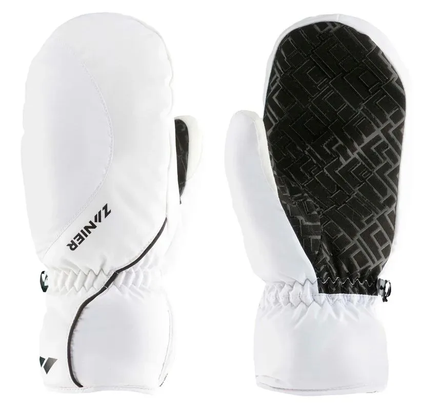 Manusi Zanier SEEFELD.STX MITTEN Lady white-black size 8