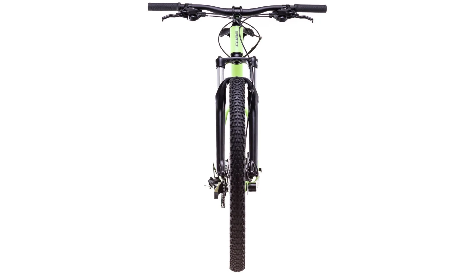 Bicicleta Cube Aim ONE lemonsqueeze black 14 27.5 XS - imagine 6