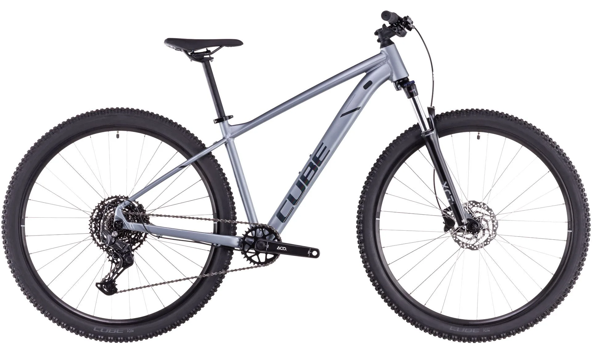 Bicicleta Cube Aim Race slategrey rainbowblack 19 29 L