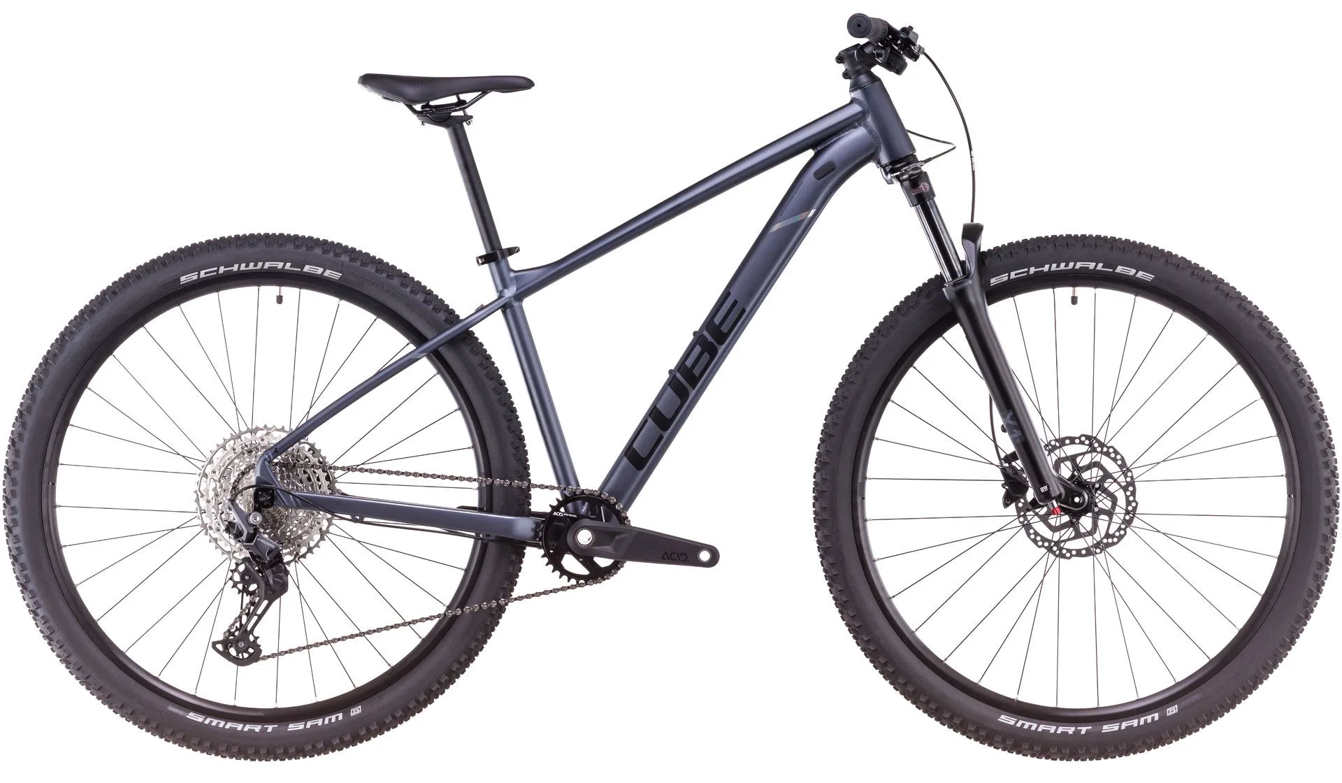 Bicicleta Cube Attention Pro metalicgrey black 20 29 L