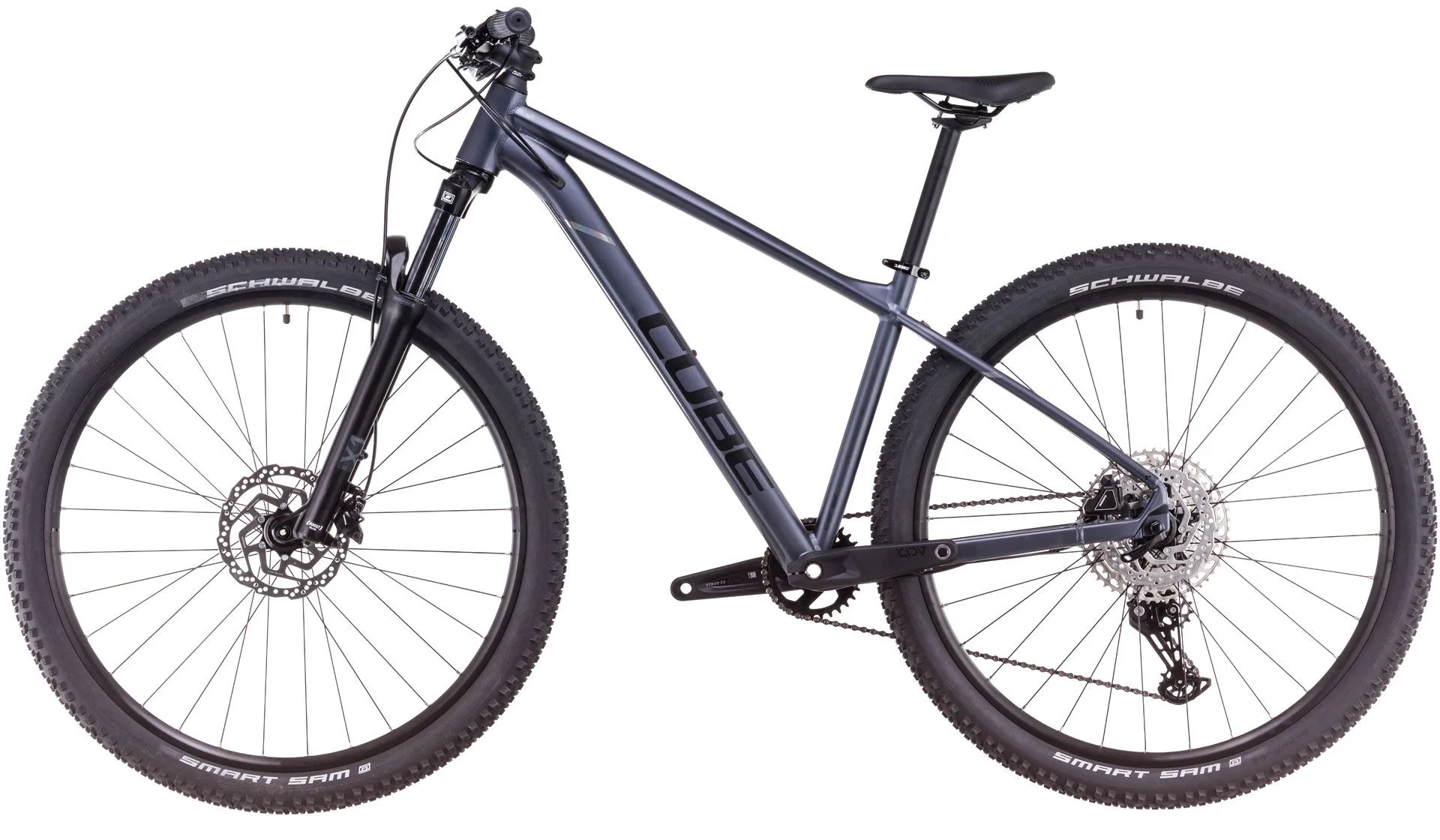 Bicicleta Cube Attention Pro metalicgrey black 20 29 L - imagine 2