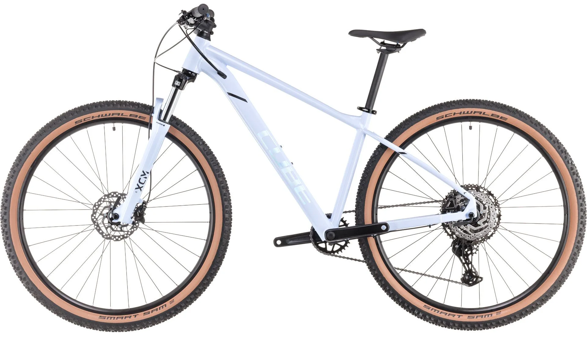 Bicicleta Cube Aim SLX blueblossom pearl 15 27.5 S - imagine 2