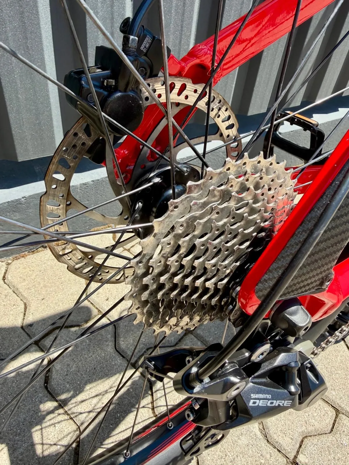 e-bike second hand Haibike Sduro Hardnine 3.0, rosu XL, 500 Wh - imagine 4