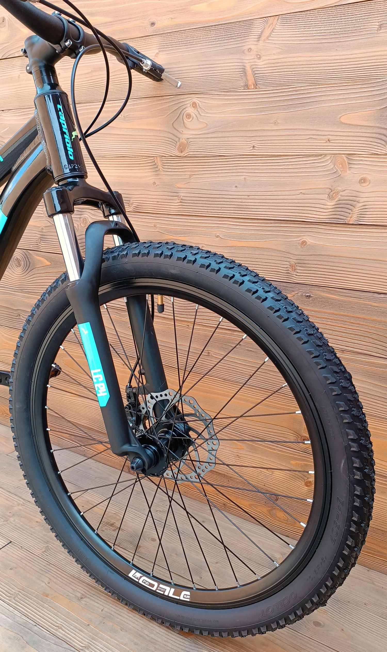 Bicicleta copii 24 Capriolo LC aluminiu negru albastru 12 - imagine 3