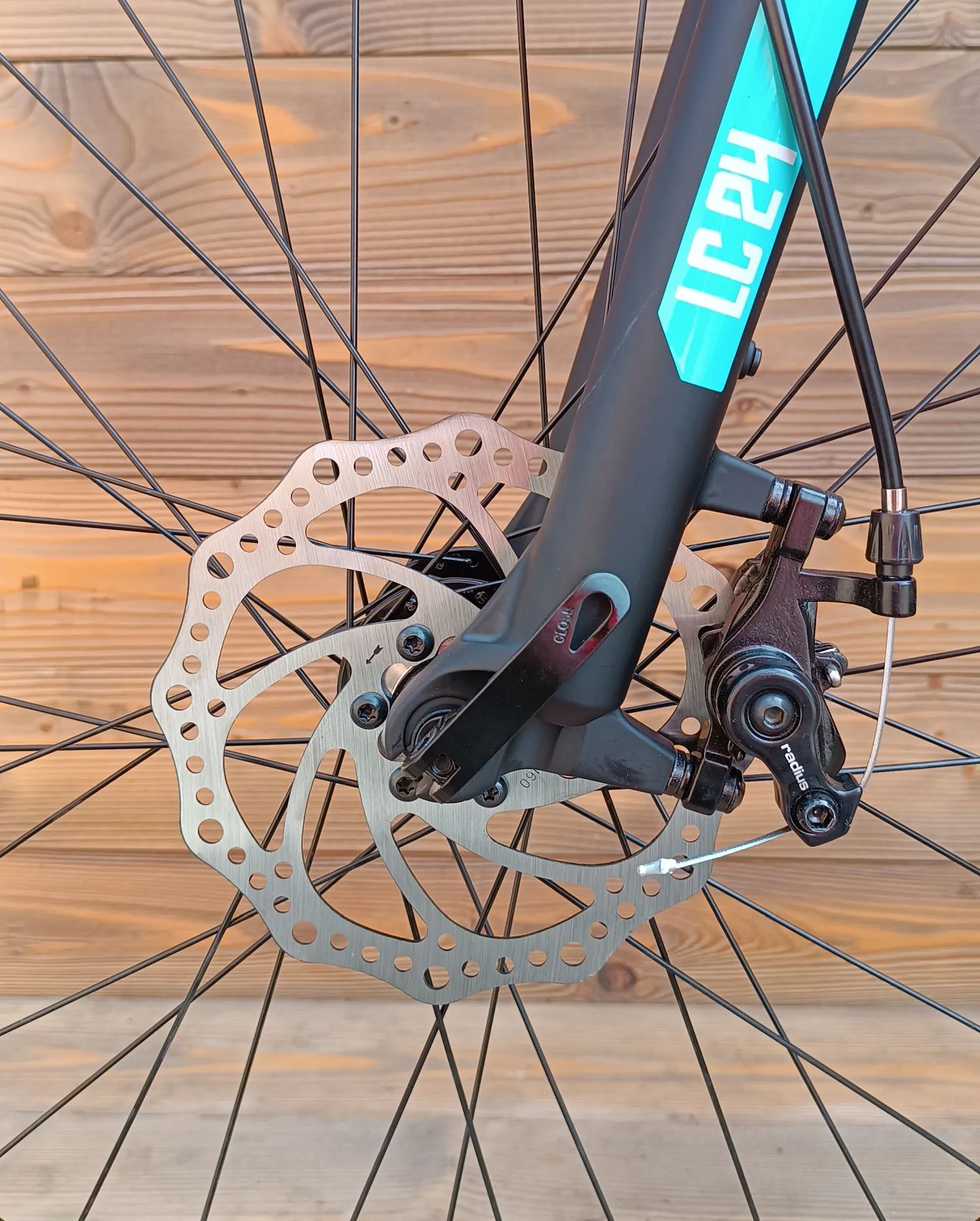 Bicicleta copii 24 Capriolo LC aluminiu negru albastru 12 - imagine 4