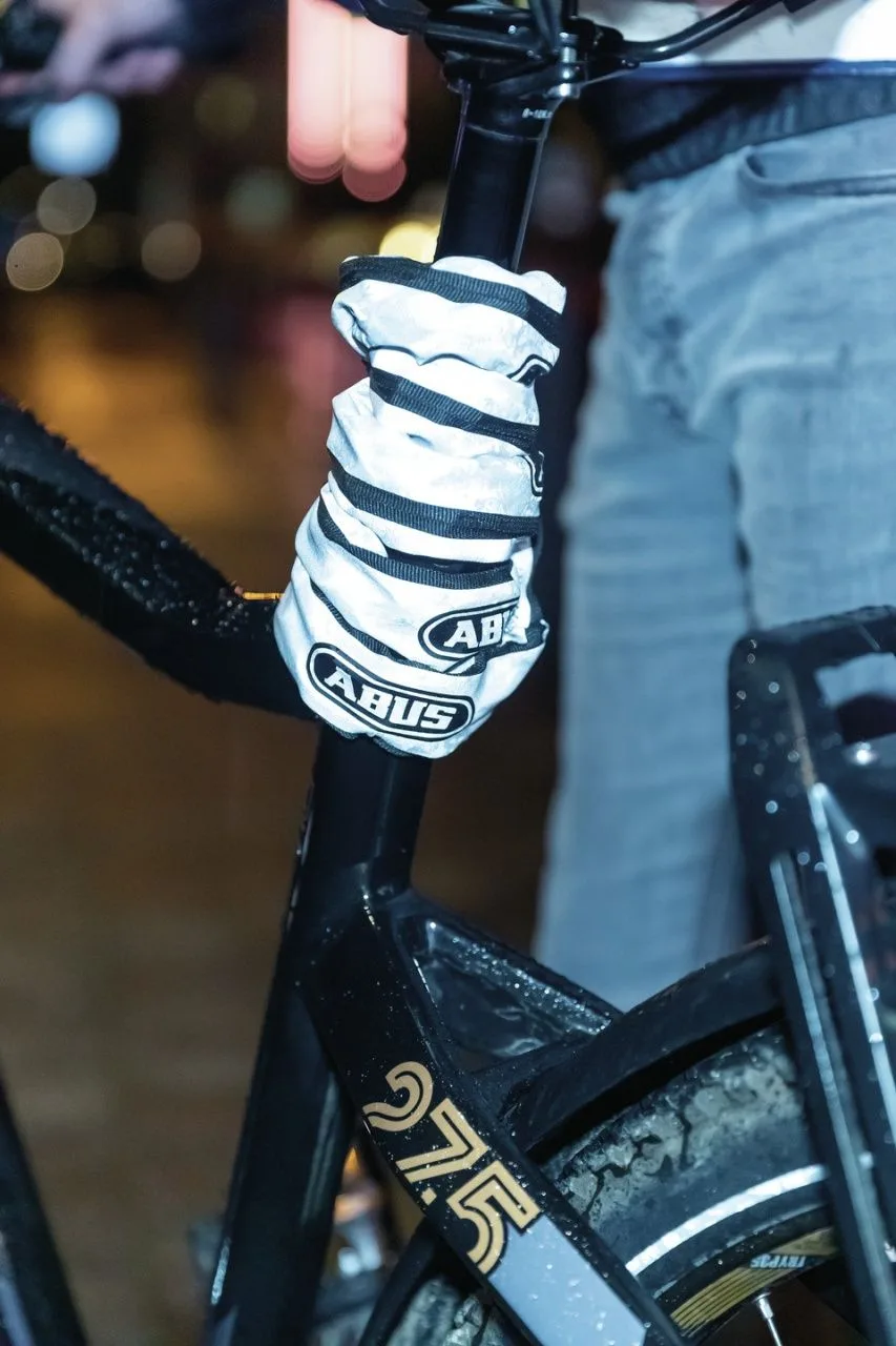 Lacat bicicleta Abus cu cheie Catena 6806K/110 reflective - imagine 2