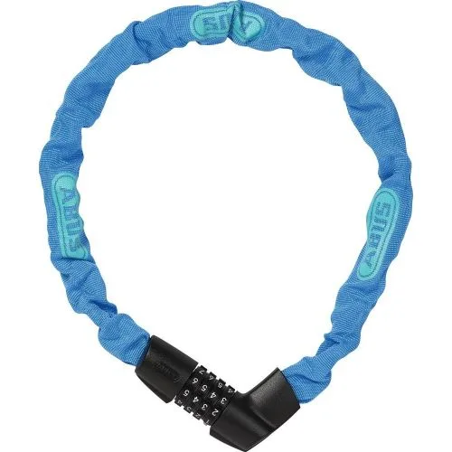 Antifurt bicicleta Abus Tresor 1385 6mm neon albastru 75cm