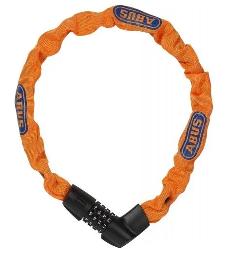 Antifurt bicicleta Abus Tresor 1385 6mm neon portocaliu 75cm