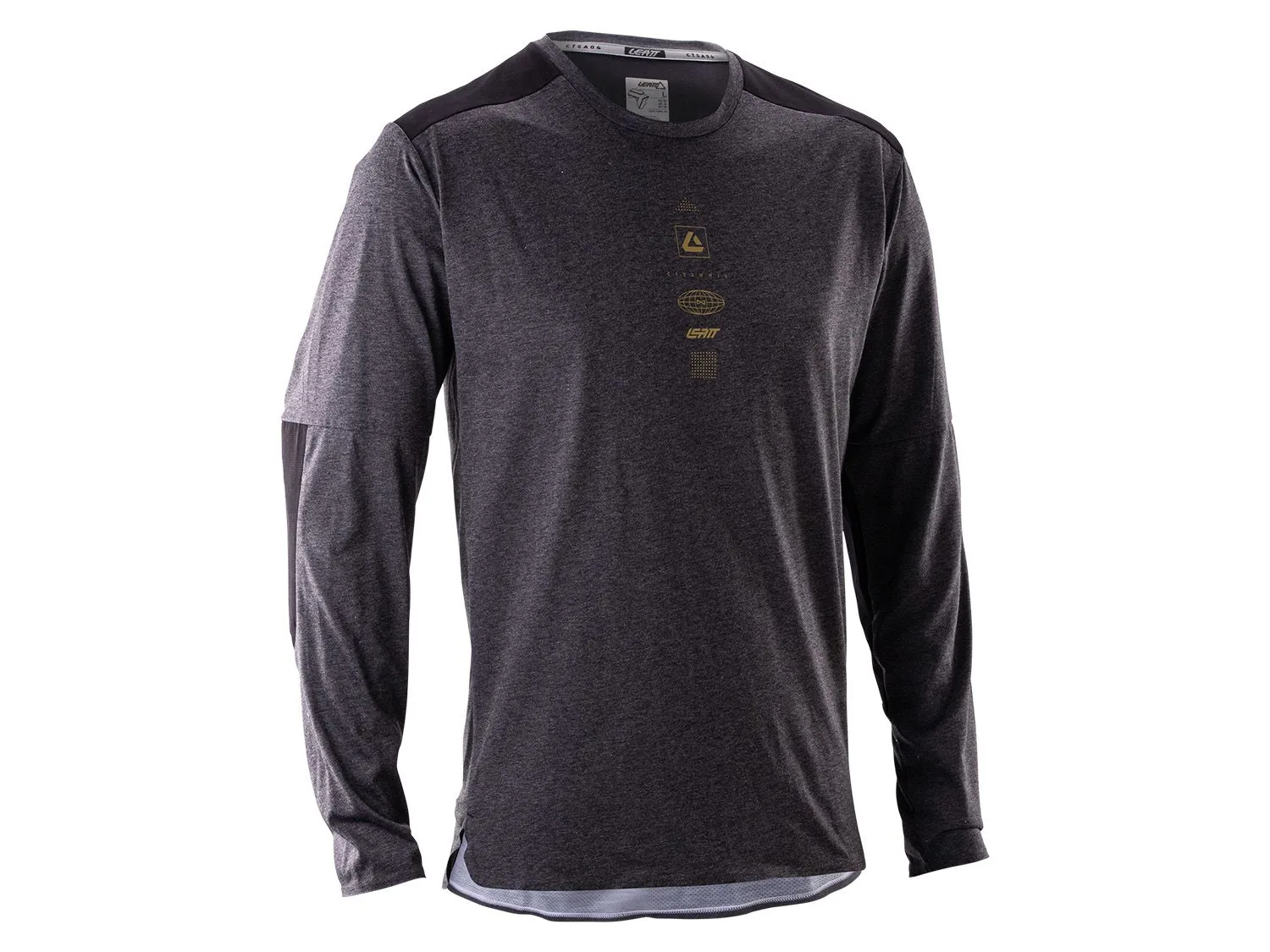 Tricou maneca lunga Leatt MTB Trail 4.0 L ghost black