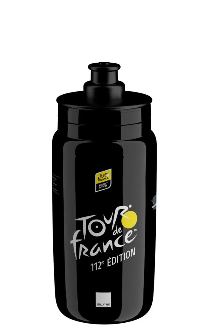 Bidon Elite Fly Tour de France map 550ml negru