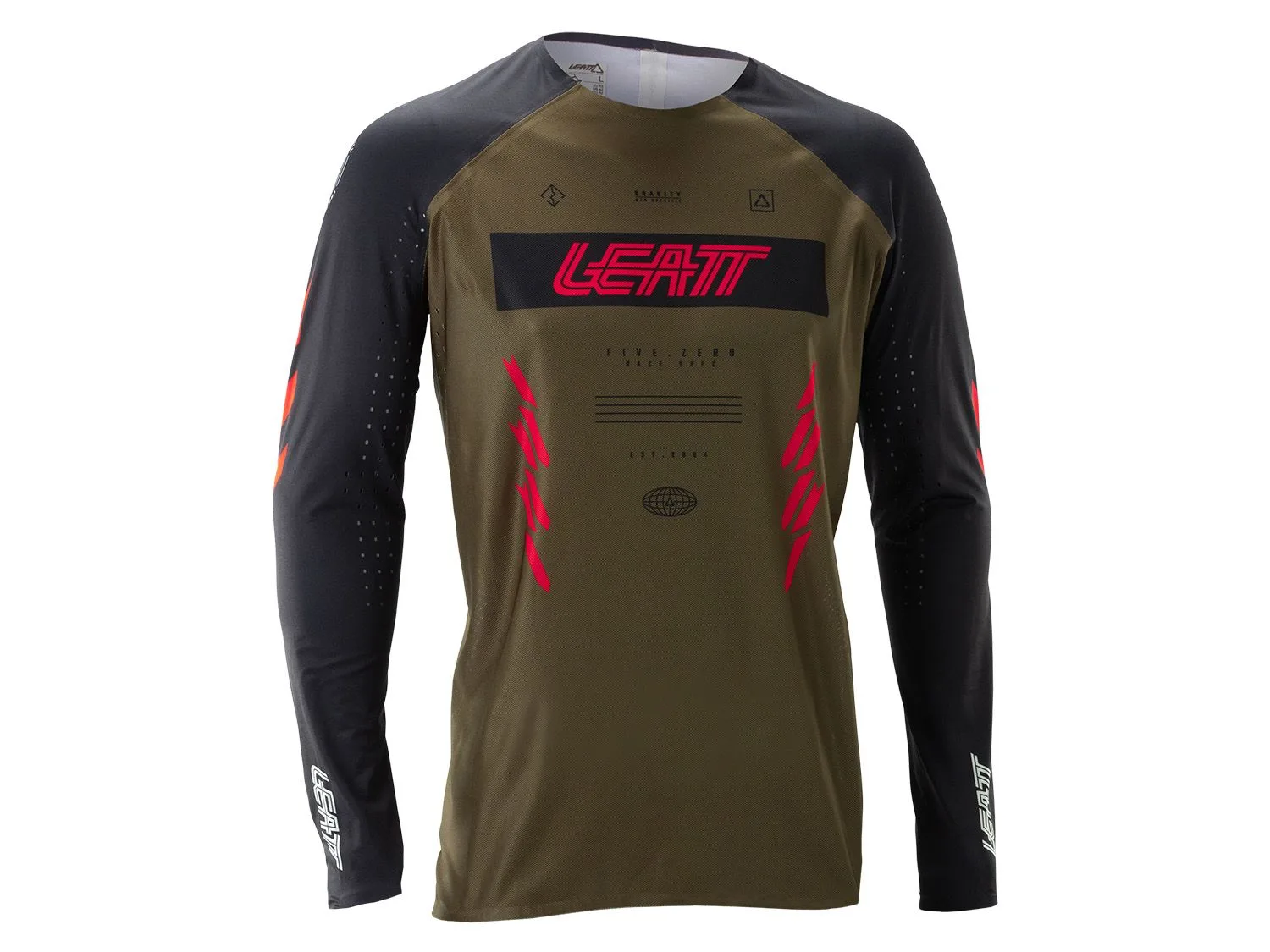 Tricou maneca lunga Leatt MTB Gravity 5.0 L race brown