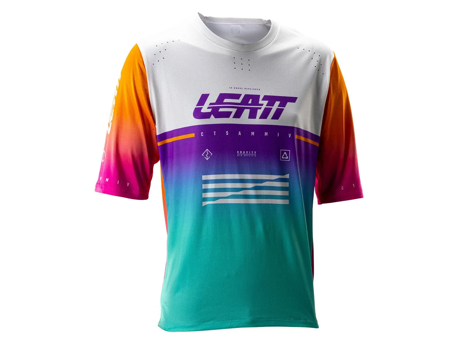 Tricou maneca scurta Leatt MTB Gravity 4.0 M pinata purple