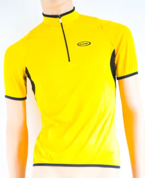 Tricou Lancer scurt galben marime S Northwave
