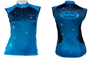 Tricou fara maneca Star albastru inchis marime S Northwave