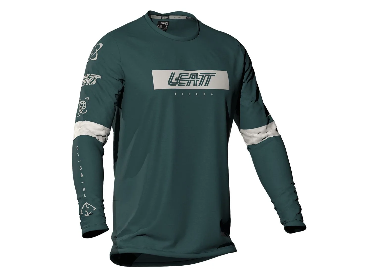 Tricou maneca lunga Leatt MTB Gravity 3.0 L spruce green junior