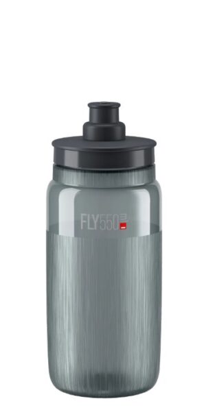 Bidon Elite bottle Fly Tex 550ml gri transparent 016041116
