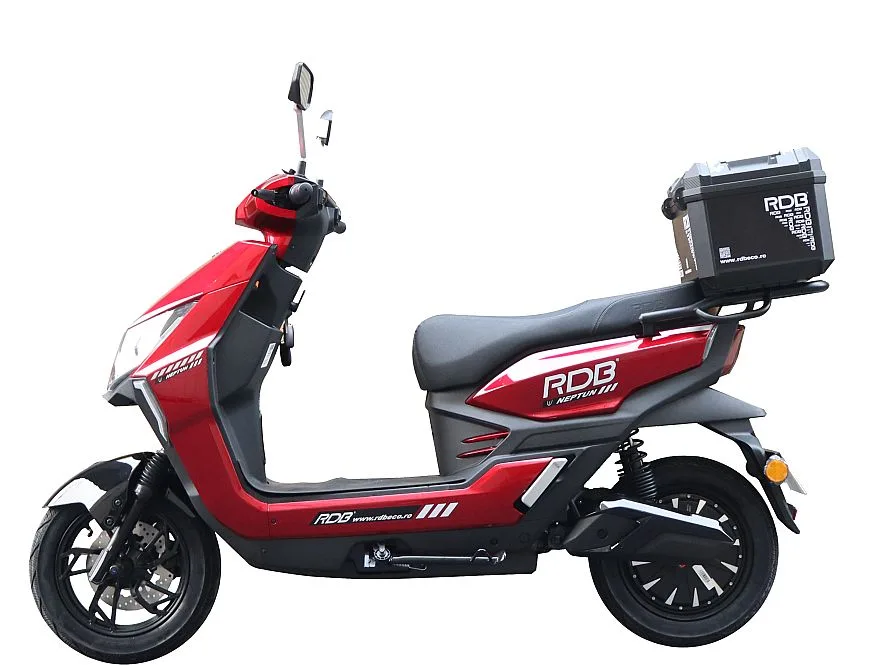 Scuter electric RDB NEPTUN III, rosu, 2000W, fara permis - imagine 2