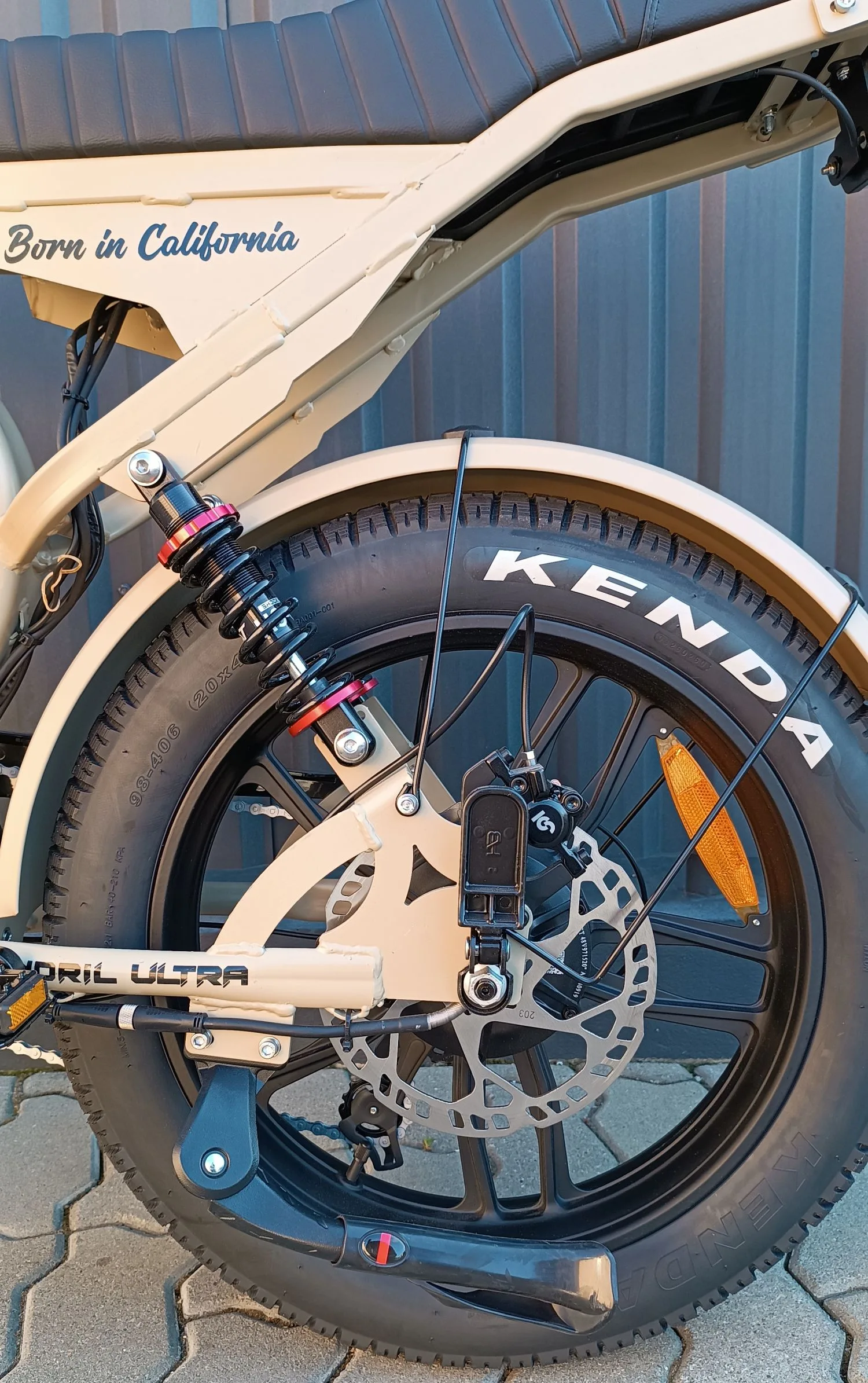 Bicicleta electrica, e-bike APE RYDER Mandril Ultra 250W, 48V / 15Ah, bej, fara permis - imagine 9
