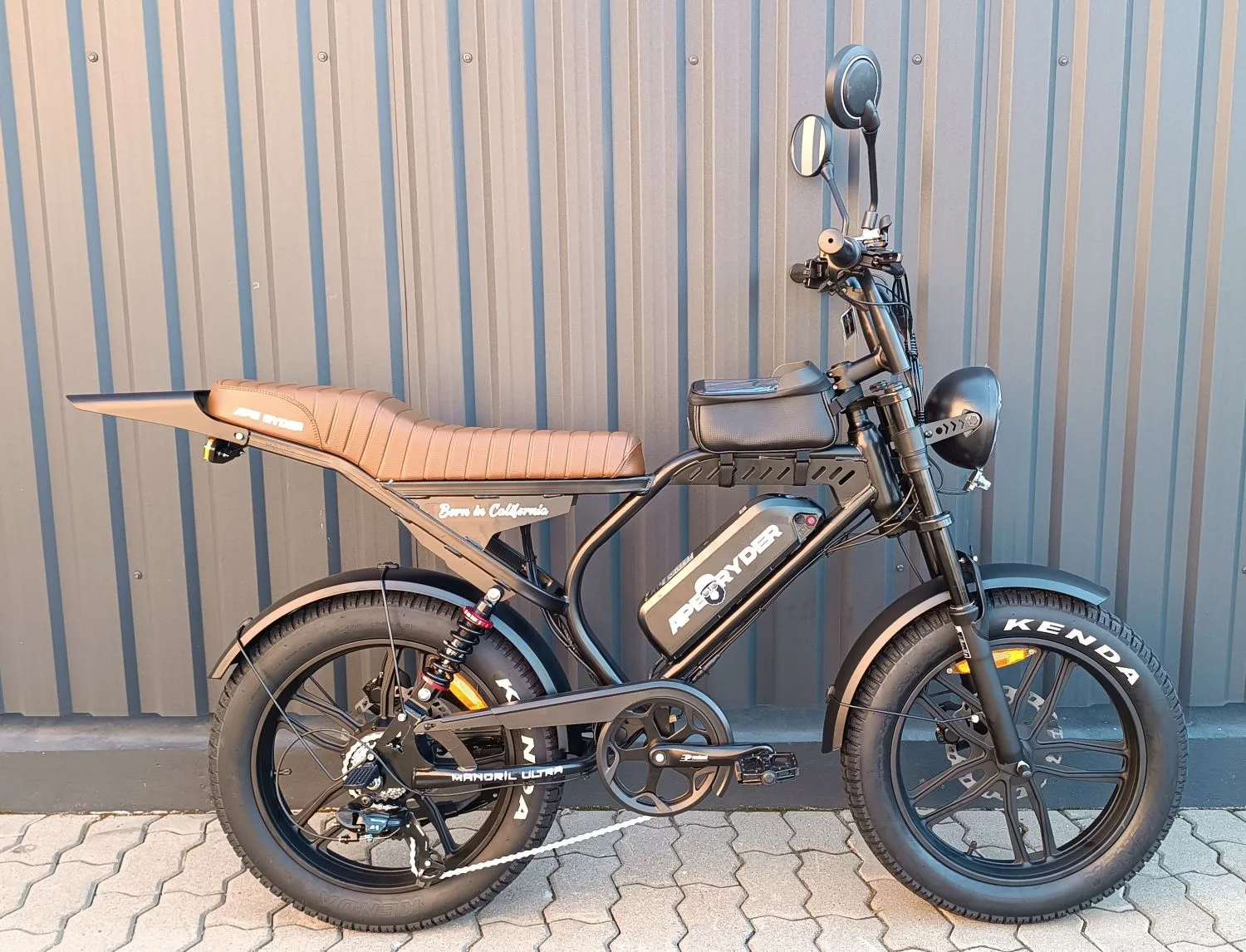 Bicicleta electrica, e-bike APE RYDER Mandril Ultra, 250W, 48V / 15Ah, negru, fara permis