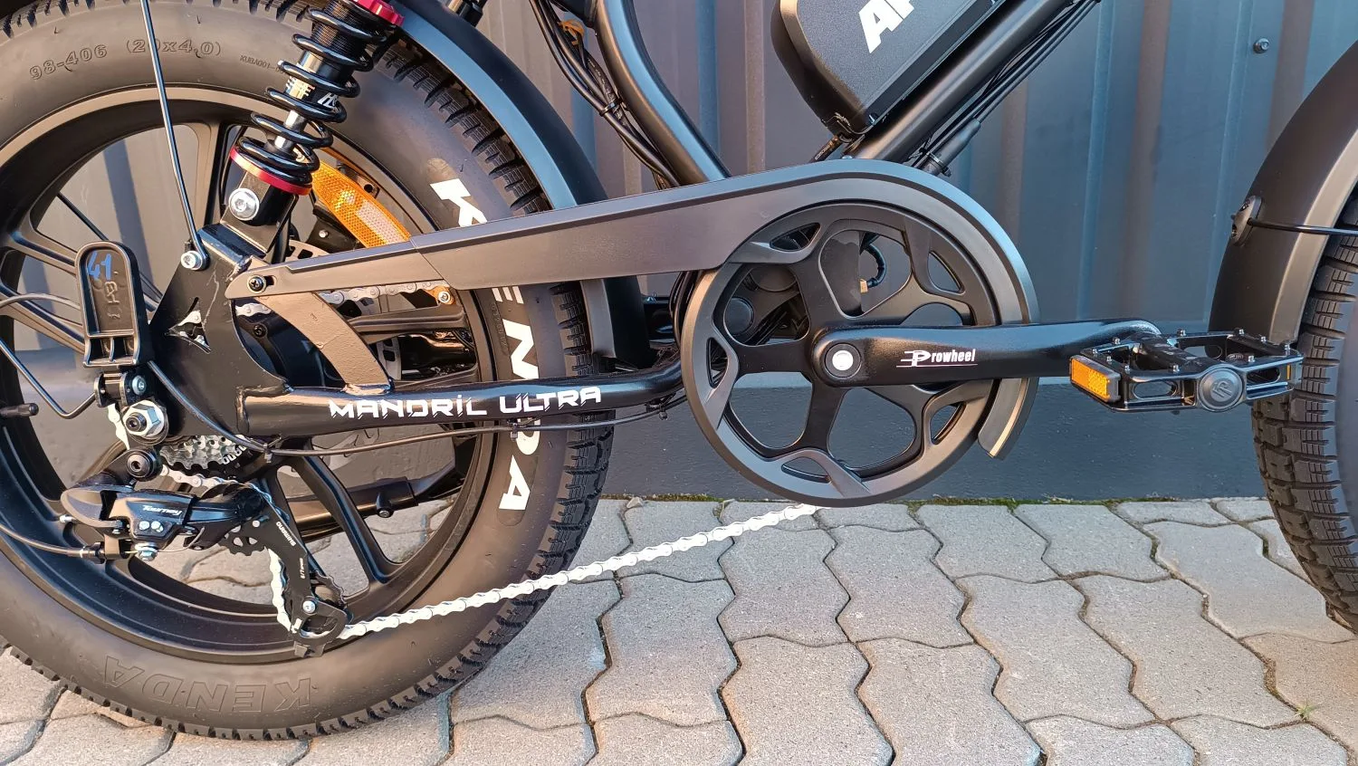 Bicicleta electrica, e-bike APE RYDER Mandril Ultra, 250W, 48V / 15Ah, negru, fara permis - imagine 7