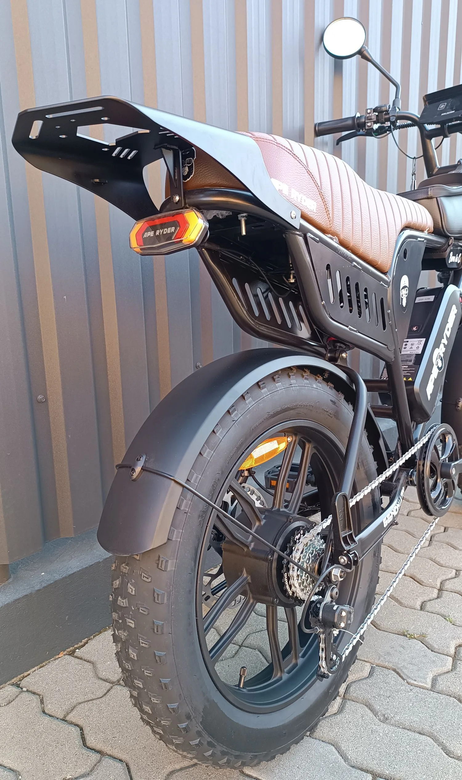 Bicicleta electrica, e-bike APE RYDER Genon Ultra 250W, 48V / 15Ah, negru, fara permis - imagine 12