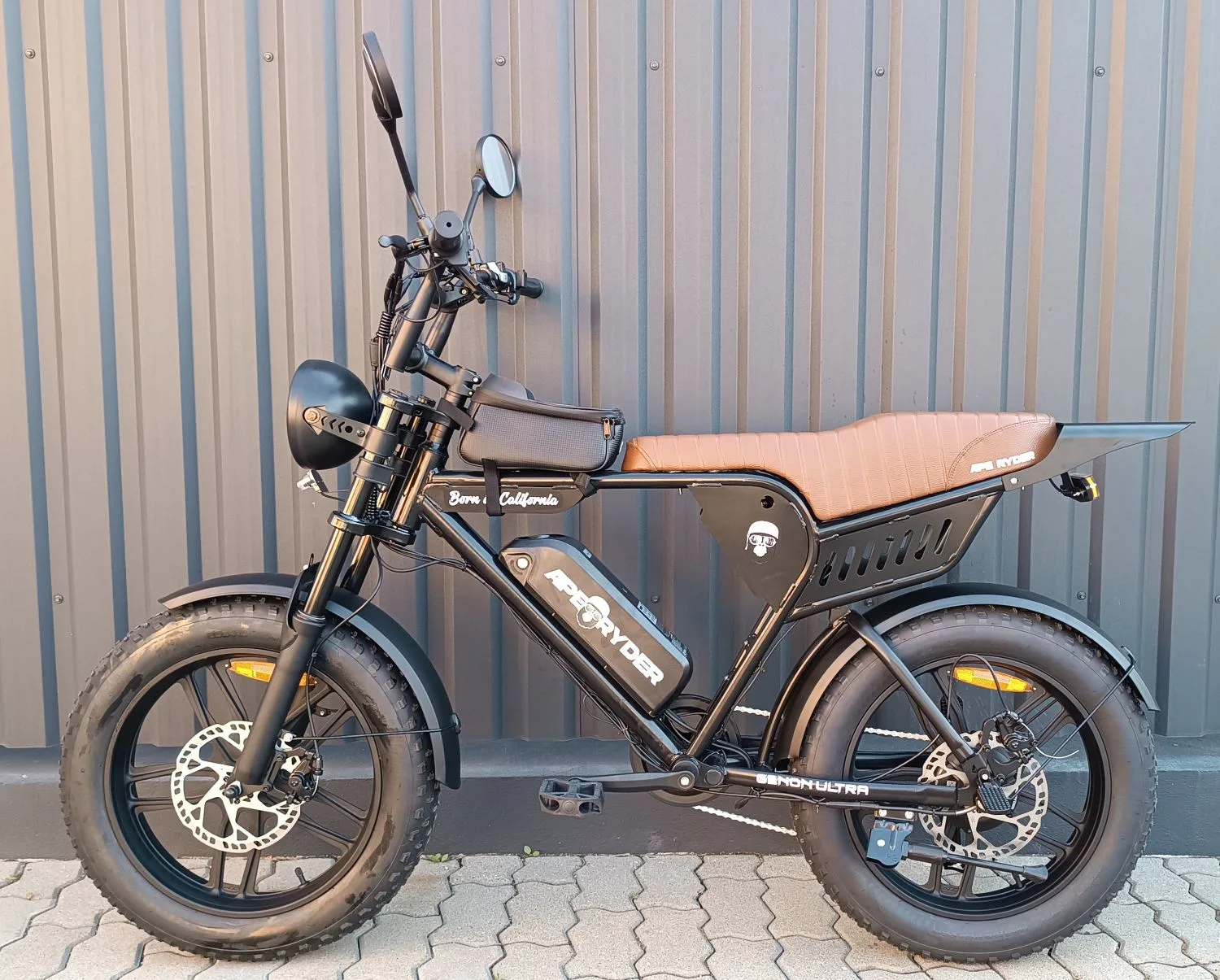 Bicicleta electrica, e-bike APE RYDER Genon Ultra 250W, 48V / 15Ah, negru, fara permis - imagine 2