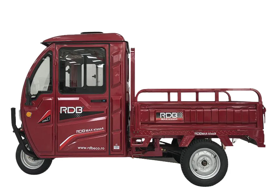 Triciclu electric RDB MAX-KLASS4 acoperis inchis, rosu, 4000W, fara permis - imagine 2
