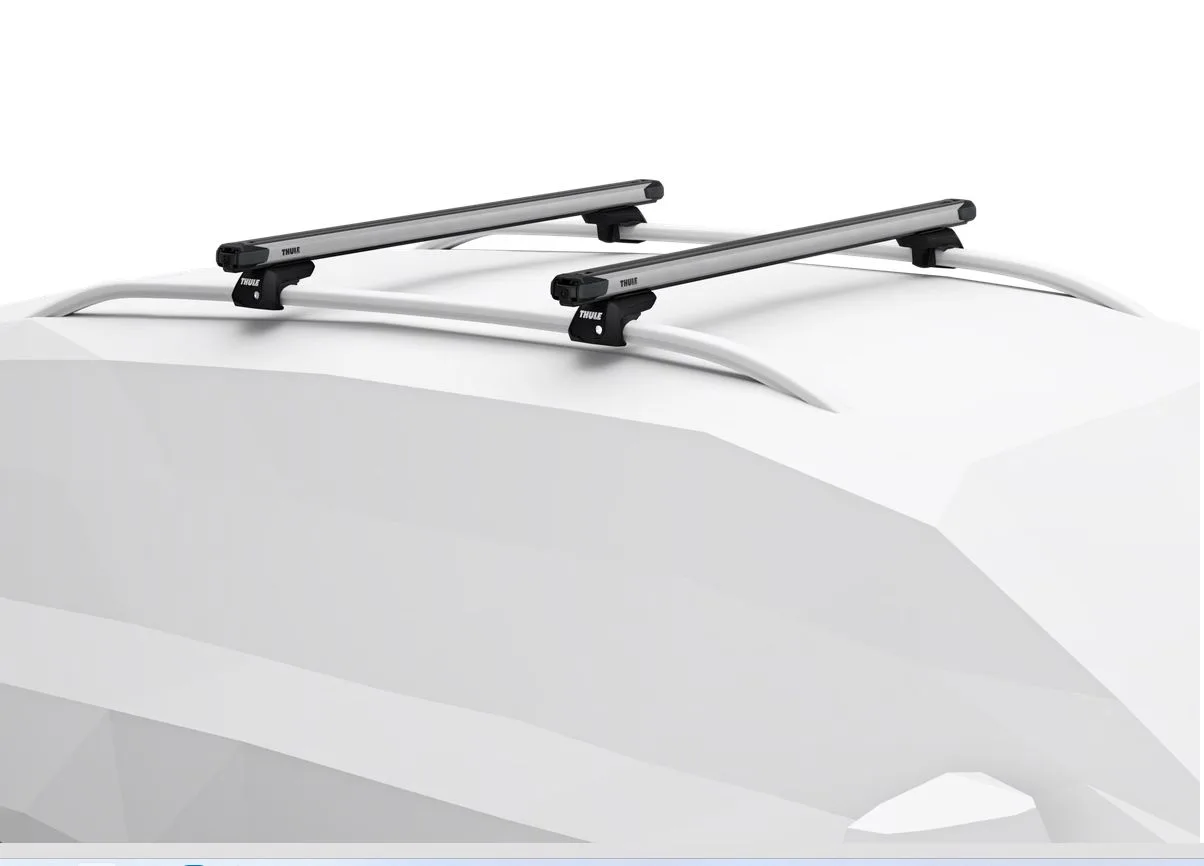 Thule SlideBar Short 127cm 2 bucati gri - imagine 2